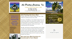 Desktop Screenshot of aceprintingmaui.com